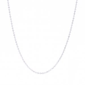 PALLINA DIAMANTATA ORO BIANCO