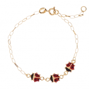 BRACCIALE COCCINELLE GR 2.00 ORO GIALLO